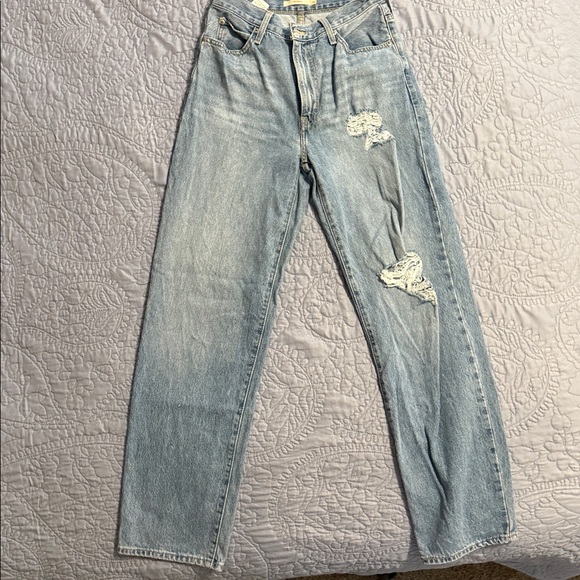 Levi's 94 Baggy Medium Wash Denim Jeans - Picture 1 of 4
